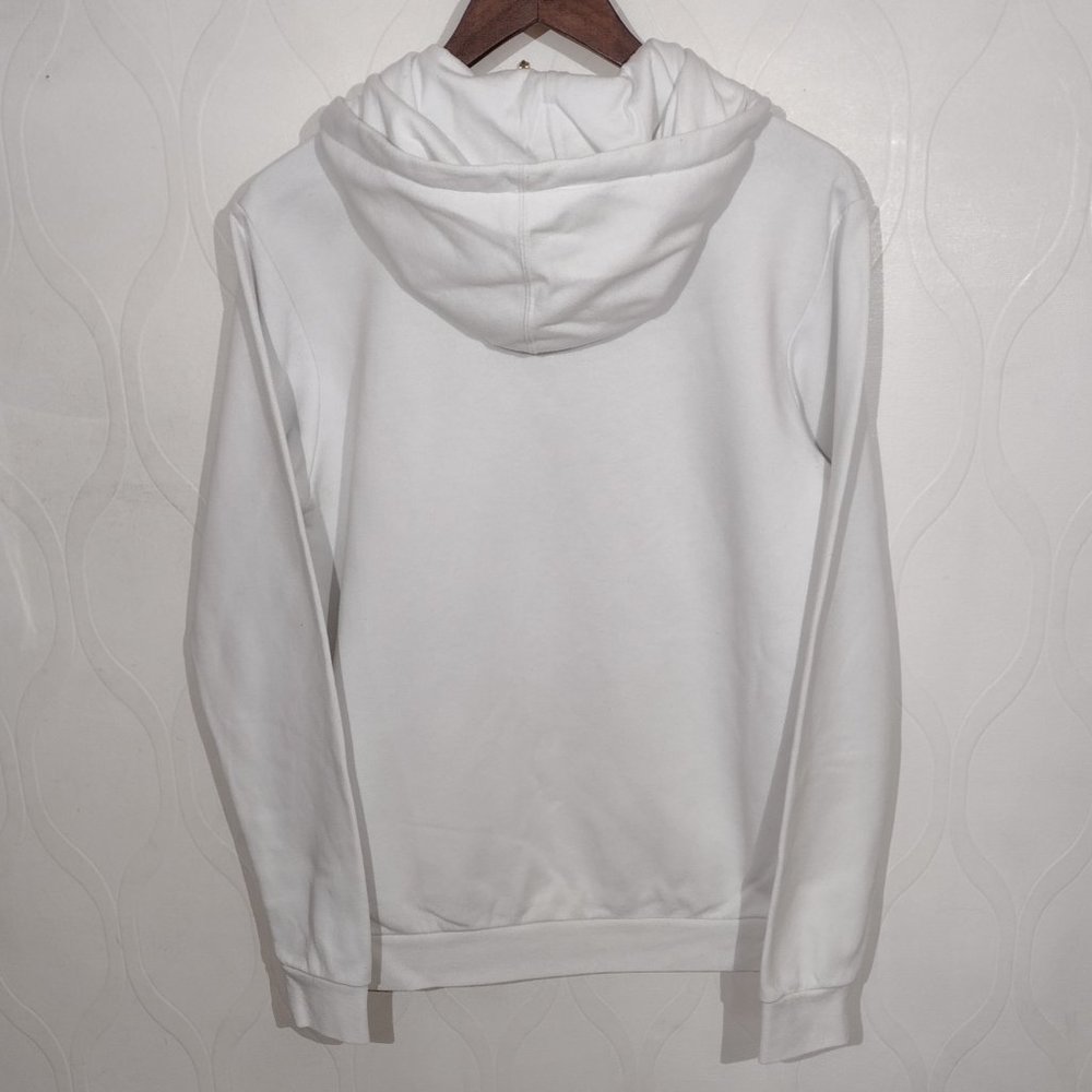 Adidas Camo Logo Hoodie Sweatshirt Size S Womens White - Picture 3 of 13